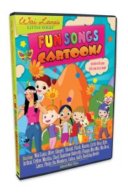 Wai Lana Little Yogisa¢ Fun Songs Cartoon DVD with Lyrics Book