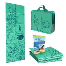 FOLDING YOGA MAT KIT (Phtalate- Free Folding Mat, Tote & DVD)