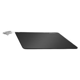 Grounding Mat, 24 x 16 in Anti-Slip PU Leather Earthing Mat (2 Packs), with 15 ft Grounding Cord, Grounding Pad for Feet, Boost Energy, Improve Sleep