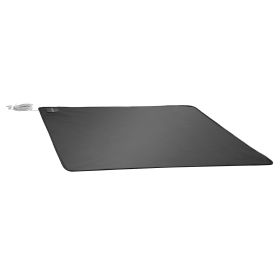 Grounding Mat, 27 x 39 in Anti-Slip PU Leather Earthing Mat, with 15 Feet Grounding Cord, Grounding Pad for Sleep, Boost Energy, Improve Sleep