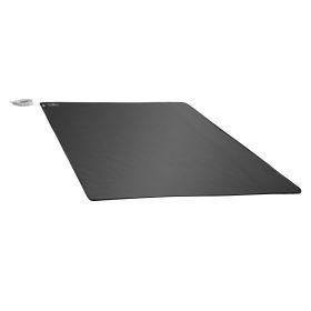 Grounding Mat, 27 x 60 in Anti-Slip PU Leather Earthing Mat, with 15 Feet Grounding Cord, Grounding Pad for Sleep, Boost Energy, Improve Sleep