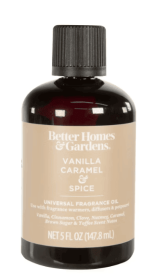 Better Homes & Gardens Universal Fragrance Oil, Vanilla Caramel & Spice, 5 fl oz