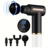 (FST1)Fascia gun Household portable muscle relaxer USB rechargeable small massager Mini fascia gun(Random color)