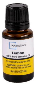 Mainstays 100% Pure Lemon Essential Oil, 15mL, 1 Pack