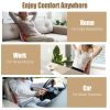 Cordless Lumbar Massager with 4 3D Kneading Nodes & Heating - 3 Intensity Levels, 2000mAh Battery - Relieves Muscle Soreness for Neck, Back