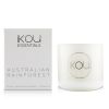 Essentials Aromatherapy Natural Wax Candle Glass - Australian Rainforest (Lemon Myrtle &amp; Eucalyptus)