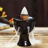 300 Assorted Backflow Incense Cones, Lavender Agarwood Sandalwood Artemisia Floral Rose Scent, Wood Material