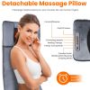 Full Body Vibration Massage Mat with Detachable Neck Pillow - 10 Massage Heads , 9 Modes/Intensities/Speeds