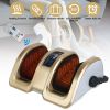 Shiatsu Foot Massager Electric Foot Massaging Machine Feet Kneading Massager with Auto/Manual Modes Heating Function 15Mins Auto Off 350° Rotable Supp