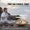 Handpan Drum, 22 in & 10 Notes, D Minor Hand Drum, Hand Pan Drum Instrument with Mallets, 432Hz Handpan Stand & Carry Bag, Steel Healing Sound Drum