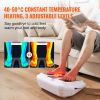 Foot Circulation Stimulator with Heat, EMS & TENS Foot Massager for Neuropathy, Electric Foot Stimulator with 3-Level Temperature