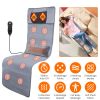 Full Body Vibration Massage Mat with Detachable Neck Pillow - 10 Massage Heads , 9 Modes/Intensities/Speeds
