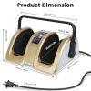 Shiatsu Foot Massager Electric Foot Massaging Machine Feet Kneading Massager with Auto/Manual Modes Heating Function 15Mins Auto Off 350° Rotable Supp