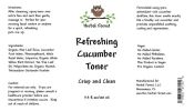 Refreshing Cucumber Toner