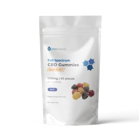 Full Spectrum Vegan CBD Gummies for Relief/Sleep 300mg/900mg (Benefit: Sleep, Dosages: 900mg)