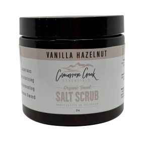 Vanilla Hazelnut Organic Salt Scrub (Scent: Vanilla Hazelnut (Seasonal), size: 22oz)
