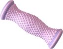 Ergonomic Foot Massager Roller - for Plantar Fasciitis Relief, Portable Reflexology Tool (Gray)