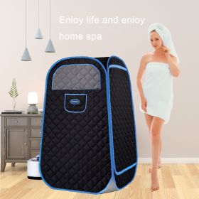Portable Folding Full size Steam Sauna with 1000W&2.2L steam Generator. Personal Sauna Tent for Relaxation & Spa at home. Fast heating. Folding Steel (Color: as Pic)