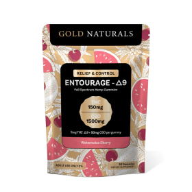 5 mg Entourage Î”9 Hemp Gummies â€“ Utah Compliant, Full-Spectrum Calm & Relaxation (Flavor: Watermelon Cherry, size: 30 PACK)