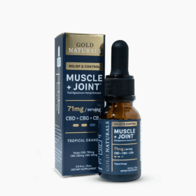 Muscle & Joint Relief Hemp Tincture â€“ Full-Spectrum CBD + CBG + CBN - Fast-Acting Pain Support, Recovery Boost, Natural Comfort Formula (Strength: Medium, size: 15 ML)