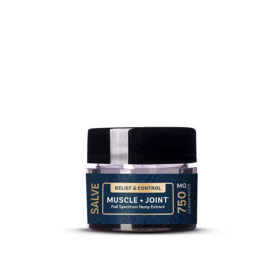 Muscle & Joint Relief Salve â€“ Full Spectrum Hemp Extract with CBG & Botanicals | Fast-Acting Pain & Inflammation Support, Less Than 0.3% THC (size: 1/2 OZ)