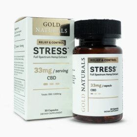Stress Soft Gels â€“ Full-Spectrum Hemp Extract Capsules with CBD + CBN for Calm & Focus - Natural Stress & Anxiety Relief (Strength: Light, size: 30 CAPSULE JAR)