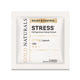 Stress Soft Gels â€“ Full-Spectrum Hemp Extract Capsules with CBD + CBN for Calm & Focus - Natural Stress & Anxiety Relief (Strength: Medium, size: 2 PACK)
