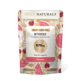 Stress Relief Gummy â€“ Full-Spectrum Hemp Extract with CBD + CBG for Calm & Focus - Natural Anxiety & Mood Support (Flavor: Watermelon, size: 10 PACK)