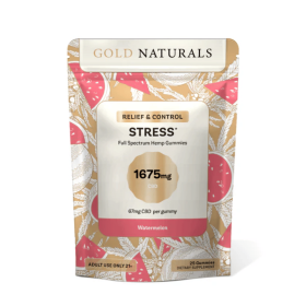 Stress Relief Gummy â€“ Full-Spectrum Hemp Extract with CBD + CBG for Calm & Focus - Natural Anxiety & Mood Support (Flavor: Watermelon, size: 25 PACK)