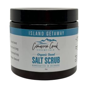 Island Getaway Organic Salt Scrub (Scent: Island Getaway (Seasonal), size: 22oz)