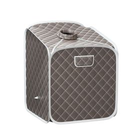 Indoor Private 2L Folding Steam Sauna Spa Tent (Type: Sauna Spa Tent, Color: Gray)