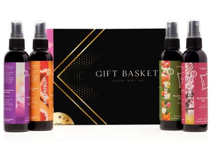Luxury Dead Sea Spa Gift Set â€“ Bath Salt, Mud Mask, Lavender Facial Spray & Essential Oil â€“ Relaxation (GB-1011K: default)