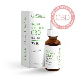 Broad Spectrum CBD Oil(CBD2HEAL) (Dosages: 2000mg)