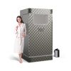 Portable Steam Sauna with 3L Steam Generator Remote Control Wood Foot Massager and Foldable Chair for Home