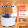 2.6L Sauna Steamer Machine,Portable Steamer for Sauna with Touch Button, Timer Display for Body Relaxation,110V US Plug