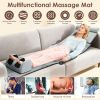 Full Body Massage Mat Multifunctional Massage Chair Pad with Heat Timer Shiatsu Neck Foot Massager Lumbar Pillow Carry Bag Earplugs Anti-Slip Bottom f
